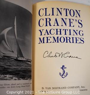 Book: "Clinton Crane's Yachting Memories" by Clinton Crane 1952 1st HC w/DJ 