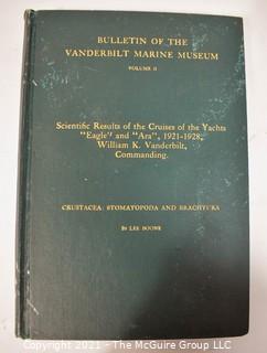 Book: Bulletin of the Vanderbilt Marine Museum, Vol. II - Yacht Journeys 