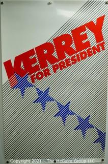 John Kerrey Presidential Campaign Poster "Kerry For President".  September 30, 1991 Announcement Collectors Edition. Measures 14" x 22".