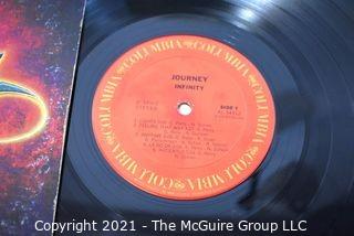 (2) Vinyl LP Records Rock Titles by Journey