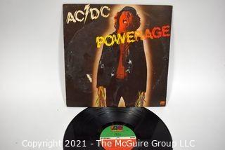 (4) Vinyl LP Records Rock Titles by AC/DC