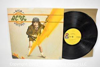 (4) Vinyl LP Records Rock Titles by AC/DC