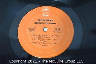 (4) Vinyl LP Records Rock Titles by Ted Nugent