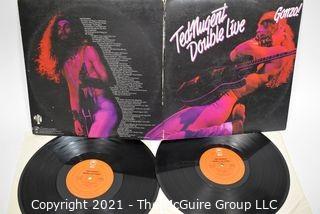 (4) Vinyl LP Records Rock Titles by Ted Nugent