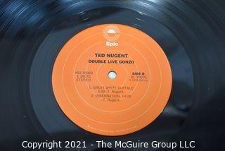 (4) Vinyl LP Records Rock Titles by Ted Nugent