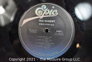 (4) Vinyl LP Records Rock Titles by Ted Nugent