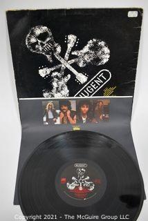 (4) Vinyl LP Records Rock Titles by Ted Nugent