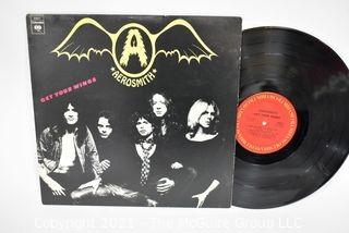 (3) Vinyl LP Records Classic Rock Titles including Aerosmith, Whitesnake and Blackfoot