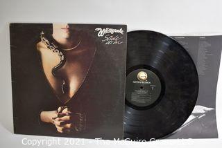 (3) Vinyl LP Records Classic Rock Titles including Aerosmith, Whitesnake and Blackfoot