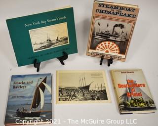 Books: Five (5) Maritime Themed Books: Steam and Boat Building