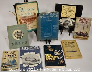 Book: Collection of Books On Maritime Boat Building Sailing Themes