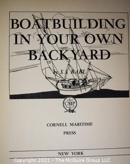 Book: Collection of Books On Maritime Boat Building Sailing Themes