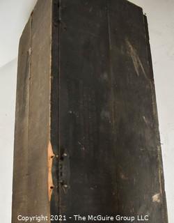 Vintage Green Wood Ammunition Box or Crate. 28" x 13" x 13".