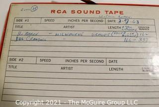 Clifford Evans: Historical Recording: Reel-to-Reel Magnetic Tape: Henry Aaron and Del Crandall 3/7/63 (unverified - presume to be as labeled)