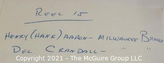 Clifford Evans: Historical Recording: Reel-to-Reel Magnetic Tape: Henry Aaron and Del Crandall 3/7/63 (unverified - presume to be as labeled)