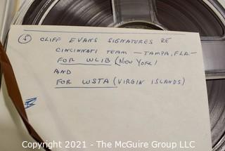 Clifford Evans: Historical Recording: Reel-to-Reel Magnetic Tape: Cinncinatti Red HOF'ers  2/27/63 (unverified - presume to be as labeled)