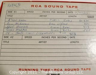 Clifford Evans: Historical Recording: Reel-to-Reel Magnetic Tape: Cinncinatti Red HOF'ers  2/27/63 (unverified - presume to be as labeled)