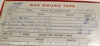 Clifford Evans: Historical Recording: Reel-to-Reel Magnetic Tape: NY Mets Players Roger Craig and Choo-Choo Coleman 2/25/63 & Cincinnati Reds Bill Dewitt; Frank Robinson 2/26/63  (unverified - presume to be as labeled)