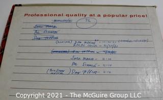 Clifford Evans: Historical Recording: Reel-to-Reel Magnetic Tape: 1960s Interviews: Topping, Houk, Mara, Schacht (unverified - presume to be as labeled)