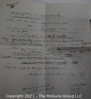 Clifford Evans: Historical Recording: Reel-to-Reel Magnetic Tape: 1962 Interviews: Houk; Mantle; Ford; Howard (Yankees); MacPhail (Orioles) (unverified - presume to be as labeled)