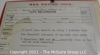 Clifford Evans: Historical Recording: Reel-to-Reel Magnetic Tape: Undocumented Interviews - Pot Luck (unverified - presume to be as labeled)