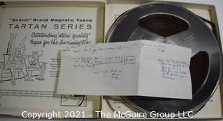 Clifford Evans: Historical Recording: Reel-to-Reel Magnetic Tape: 1962 Interviews with Musial; Tebbetts; H. & T. Arron; see list (unverified - presume to be as labeled)