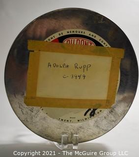 Clifford Evans: Historical Recording: 16mm film: Interview with Adolph Rupp (unverified - presume to be as labeled)