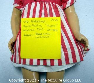 Vintage Doll: 1950's: 19" Effanbee "HONEY" Walker Doll