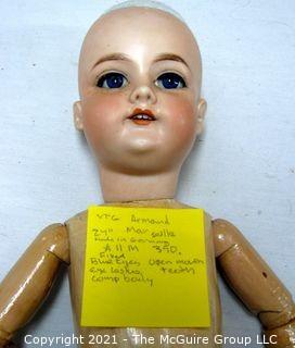 Antique Doll: Armand Marsielle:25" Tall #390  A11M Made in Germany