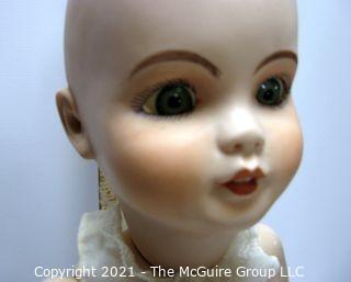 Modern Custom Doll: 20" S.F.B.L. (SIRY 1988 mold) with Gown