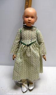 Antique Doll: 1911 Schoenhut 14.5" All Wood with Spring Joints - Hairless