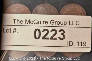 Coins: (6) Lincoln Cents: 1909-VDB; 1916-D; 1960-D (SD) 