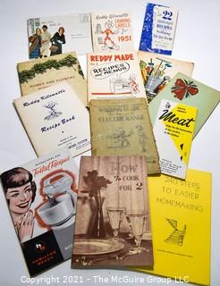 Collection of Vintage Cooking and Recipe Pamphlets