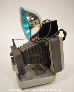 Vintage Polaroid Automatic Camera 104 with Flash Attachment