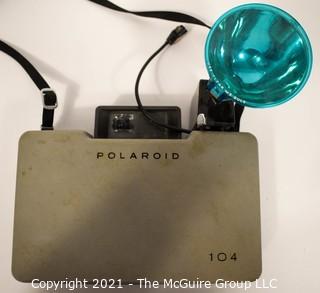 Vintage Polaroid Automatic Camera 104 with Flash Attachment