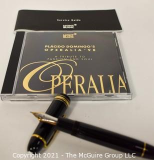 Mont Blanc #149 Meisterstuck Fountain Pen with 14k gold nib (#4810); Placido Domingo's Operalia'98; New in Box with Paperwork.