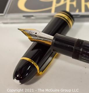 Mont Blanc #149 Meisterstuck Fountain Pen with 14k gold nib (#4810); Placido Domingo's Operalia'98; New in Box with Paperwork.