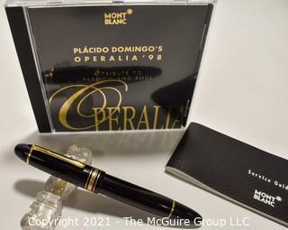 Mont Blanc #149 Meisterstuck Fountain Pen with 14k gold nib (#4810); Placido Domingo's Operalia'98; New in Box with Paperwork.