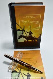 2005 Montblanc Miguel De Cervantes Writer's Edition Ball Point Pen; New in Box with Paperwork.