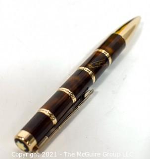 2005 Montblanc Miguel De Cervantes Writer's Edition Ball Point Pen; New in Box with Paperwork.