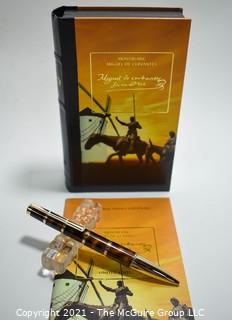 2005 Montblanc Miguel De Cervantes Writer's Edition Ball Point Pen; New in Box with Paperwork.