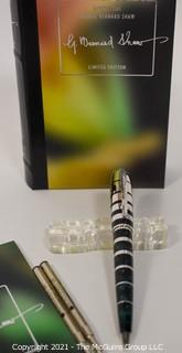 Mont Blanc Writers Edition G. B. Shaw; Ballpoint; Model M28774; New in Box with paperwork