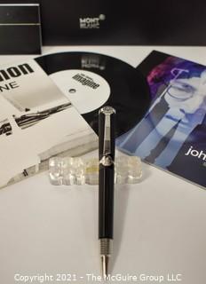 Mont Blanc John Lennon Imagine Special Edition Ballpoint Pen; New in Box with all Inserts. (Note: Description altered 6.24@8:21pm)