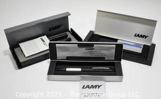 Three (3) LAMY Writing Pens in Boxes