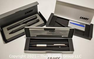 Three (3) LAMY Writing Pens in Boxes