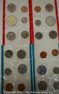 (4) U.S. Mint Coin Sets Sealed; 1968-D; 1969-P; 1969-D, 1968-P