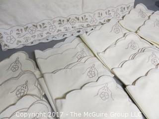 Collection of Table Linens 