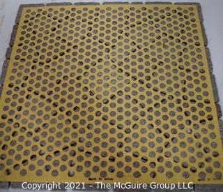 Box of 12 Mosaic Floor Tile Sheets: 13" x 13"  King Roulette Pattern