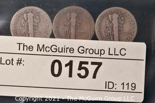 Coin: Six Silver Mercury Head Dimes 1923-1925 (P-S)