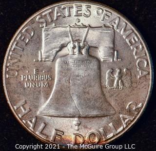 Coin: Silver Franklin Half Dollar: 1948-D 